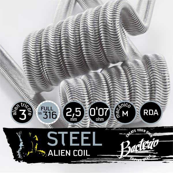Bacterio Coils Steel Alien características